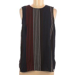 Who What Wear Sleeveless Striped Blouse
